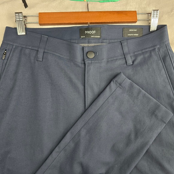 PROOF Nomad‎ Pant Athletic Tapered Mens Navy Blue Size 29x31 Huckberry